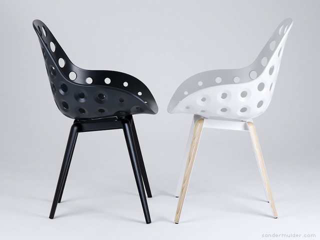 Slice Dimple chair by Sander Mulder