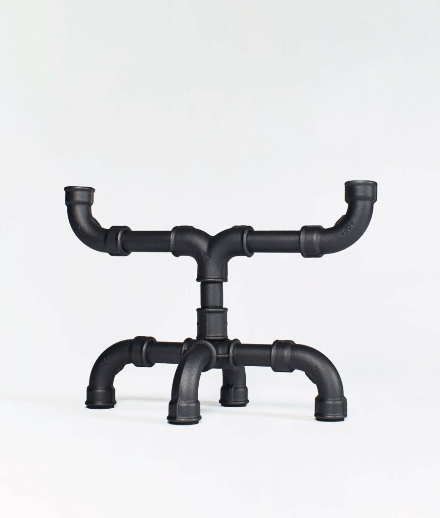 U-Tube candle holder